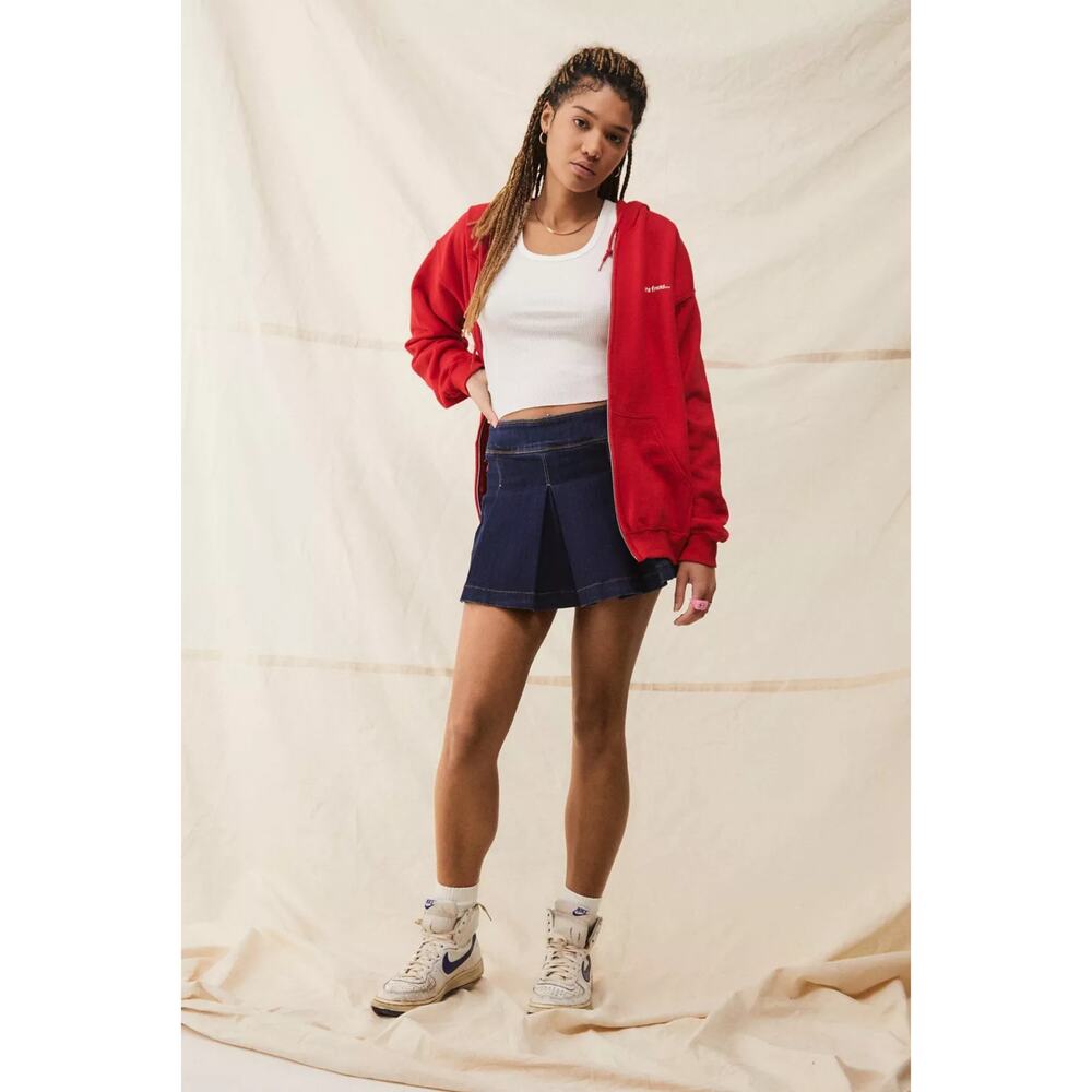 iets frans Women's Red Zip-Up Hoodie